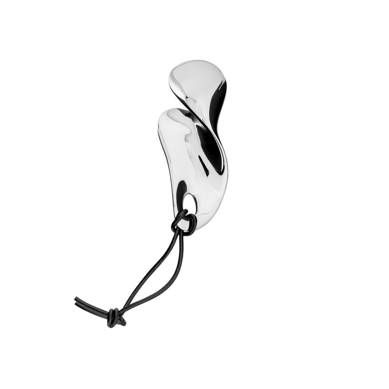 Alessi "Bulla" Bottle Opener in 18/10 Stainless Steel Mirror Polished, Silver - Image 1